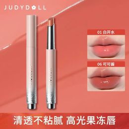 Lipstick Judydoll water shimmer lipstick natural Moisturising glass lip solid gloss glaze 231207