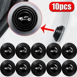 Auto Car Door Anti-Shock Silicone Pad Shock-Absorbing Gasket Black Accessories