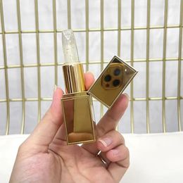Lip Plumper High quality original gold tube 24K foil color changing lipstick 231207