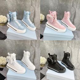 Designer Casual Shoes Luxury Boots High Top With Small Bag Women Platform Sneakers Outdoor Walking Comfortable Fashion Ladies Sports Trainers U0nN