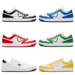 Downtown Leather Low Top Sneakers Black White Cobalt Metallic Blue Casual Shoes Men Women Red Silver Gold Green Grey Pink Yellow Sun Shoe