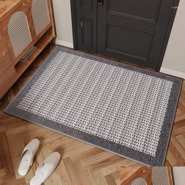 Carpets Non-Slip Door Mats Dirt Resist Entrance Mat Absorbent Washable Low-Profile Floor For Home Entry Rug Doormat Entryway Drop Deli Otnam