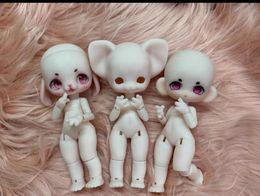 Soldier BJD Doll Little Hamster 14cm Action Animal Body Resin Toy Birthday Gift Girl s Kawaii Project 231207