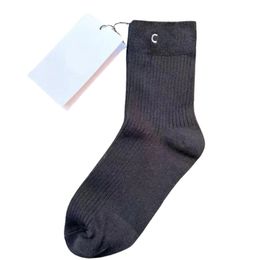 Men's and Women's Designer Sports Socks Fashion Letter Embroidered Long Socks High Quality Silk Socks Casual Socks 2 Pairs e3