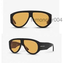 Designer Sunglasses Men Tom Chunky Plate Frame Ft1044 Oversized Glasses Fashion Ford for Women Black Sport Styles Original Box D4BU