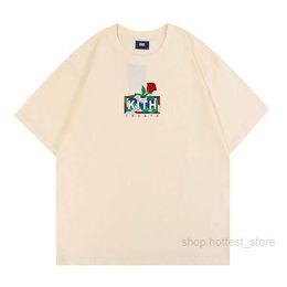 Kith Tom and Jerry T-shirt Designer Men Tops Women Casual Short Sleeves Sesame Street Tee Vintage Fashion Clothes Tees Outwear Top Oversize Man Shorts 149