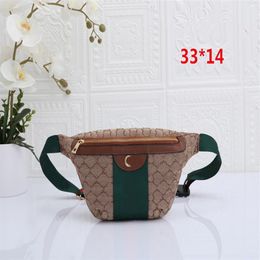 Designer Ophidia Waist Bags Unisex Men Women Leather Sport Fanny Pack Belly Bum Bag Fitness Running Belt Jogging Pouch Back Grid S311a