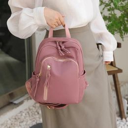 School Bags 2023 Selling Women's Small Backpack Casual Style Cute Girl Mini Bag Two Shoulder Straps Durable Travel