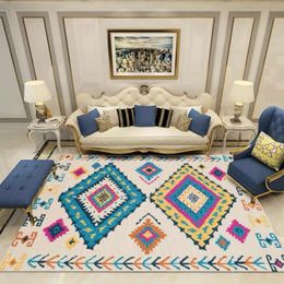 Carpet for Living Room Fashion Vintage Home Decoration Bedroom Cloakroom Plush Mat Large Area Coffee Tables Rug Tapis 231206