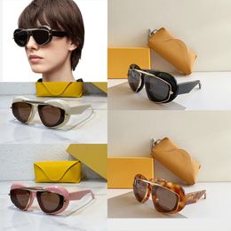 Designers Cool and Fashionable Sunglasses Mens Luxury Three Dimensional Mirror Legs High Quality Plate Mirrors Large Frame Glasses LW40120I