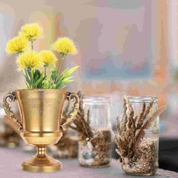 Vases Flower Vase Floral Pot Vintage Wedding Dried Storage Iron Plant Adornment Arrangement