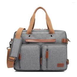 Backpack JBTP Convertible Messenger Shoulder 15.6/17.3 Inch Laptop Case Handbag Business Travel Rucksack