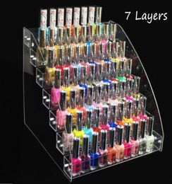 Cosmetic Makeup Nail Polish Varnish Display Stand Rack Holder clear Acrylic jewelry glasses cigarette Organizer Storage Box3430603