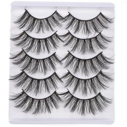 False Eyelashes Fake Extensions Artificial Handmade Stickers Natural Women Fiber