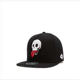 Ball Caps Funny Skull Printed Casual Male Female Designer Hats Unisex Hip Hop Men Women275f