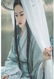 Antique Cosplay Hat Ancient Costume Hanfu Cos Hats Po Fence Cover Veil Swordswomen Hat Head Umbrella 2103209701846