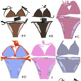 Swim Wear Selling Bikini Women Fashion Swimwear In Stock Swimsuit Bandage Y Bathing Suits Pad Tow-Piece 6 Styles Drop Delivery Sports Dhixe