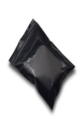 913cm Reclosable Black Opaque PE Plastic Package Bags Heat Seal Zipper Zip lock Plastic Bags Grocery Sundries Accessory Pack Bag 1584862