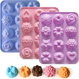 12 Cavity Heart-Shaped Chocolate Silicone Mould For Home Baking Holiday Parties And DIY Crafts