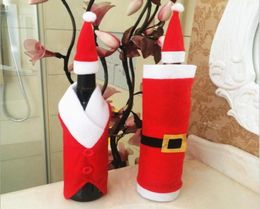 Gift Wrap Santa Claus Old Bottle Of Wine Sets Christmas Bags Candy Holiday Gifts1055258