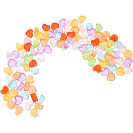 Vases Resin DIY Charms Earring Heart Vase Fillers Candy Colour Colourful Flatback Bathroom Decorations