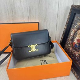 Legal Copy Deisgner Celins's Bags online shop Hong Kong Bag Women's 2023 New Summer Triumphal Arch Box Tofu Small Square Genuine Leather One Shoulder Crossbody