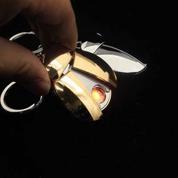 Metal Outdoor Windproof Plasma USB Flameless Tungsten Wire Lighter Beetle Charging Personalized Creative Men's Gift