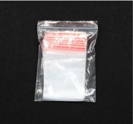 500pcs 46cm57cm68cm Clear Zip Lock Plastic Packaging Bags Red Grip Self Seal Resealable Zipper Bag Mini Jewellery Bead Pouch9844140