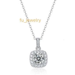 S925 silver pendant new design foreign trade factory wholesale chain Moissanite sugar necklace for women