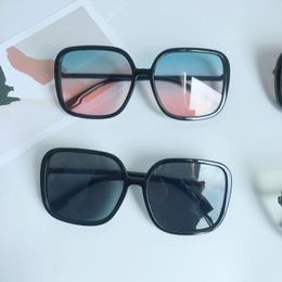 Sunglasses High Beauty Ins Box Glasses Fashion Trend Big Frame Net Red Star Same