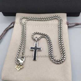 designer luxury Pendant Necklaces Jewelry 925 Sterling Silver Cable X Cross Necklace 2023 Stylependientes Plata Color Charm Fashion Athens