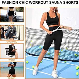 Female Specific Sauna High Waisted Hot Padded Burn Fat Capri Sweat And Weight Loss Pants