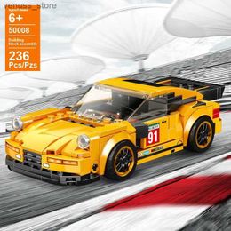 Blocks City Speed Champion Sport Racing Cars Building Blocks Model MOC Bricks Racer Vehicle Kid Education Toys for Childrens Boys Gifts R231208