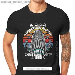 Men's T-Shirts Nakatomi Plaza Hip Hop TShirt Die Hard Movie Christmas Party 1988 Bruce Willis Leisure Plus Size T Shirt Summer T-Shirts Adult L231208