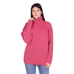 Pullover Kaschmirpullover Herbst/Winter Stehkragen Pullover Einfarbig Lose Gestrickt 409