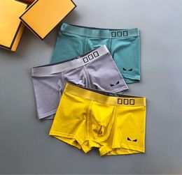 Underpants Mens Underwears Designer Short Underwear Boxer Ice Silk Summer Ultra Thin Section Popular Loose Shorts Head Slit Q678