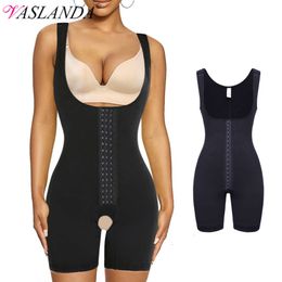 Women Shapewear Tummy Control Bodysuit Fas Colombianas Full Body Shaper Slimming Underwear Mid Thigh Slimmer Waist Cincher