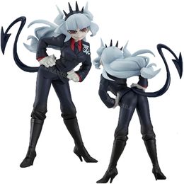 Action Toy Figures 18cm POP UP Helltaker Lucifer Anime Figure Helltaker Lucifer Action Figure Adult Collectible Model Doll Toys Gifts 231207