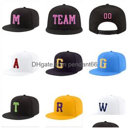 Ball Caps Arrival America Football Baseball Basketball Snapbacks Hi Hop Fashion Snapback Hats Flat Adjustable Sports Mix Order 10000 Dhcei