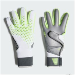 Sports Gloves Goalkeeper For Football Training Latex Wear-Resistant Goalie Children Adts Soccer Match Accessory Drop Delivery Outdoors Dhpts