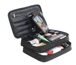 Luxury Women Toiletry Cosmetic Bag Double Waterproof Beautician Make Up Bags Travel Essential Organiser Beauty Case9164949