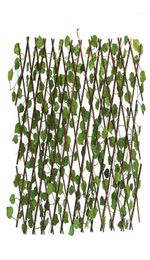 70CM Artificial Plants Decor Extension Garden Yard Artificial Ivy Leaf Fence Fake Leaves Branch Green Net for Home Wall Garden17169173