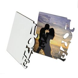 Frames And Mouldings Valentines Day Gift Sublimation Blank P O Frame Ornaments Diy Heat Transfer Desktop Decoration Drop Delivery Ho Dhmep