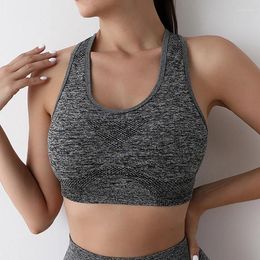 Yoga Outfit Sexy Sports Bras Seamless Women Fitness Vest Top Wireless Underwear Shockproof Bra Quick Dry Brassiere Gym Brasier