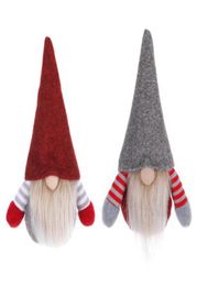 New Classic Christmas Decorations Party Supplies Mini Velvet Gnome Doll Tree Pendant Elf Santa Kids Xmas Gifts Handmade Ornaments 6813925