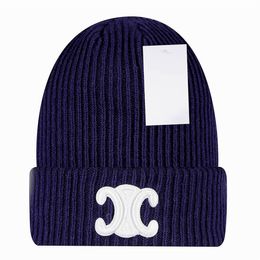 Designer beanie luxury beanie knitwear hat temperament versatile beanie knitted hat warm letter design hat Christmas gift very nice hat N-1