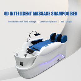 electric massage professional hair washing bowl luxury head spa shampoo bed hair washing chair