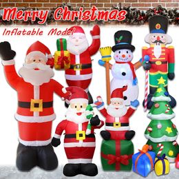 Christmas Decorations Outdoor Christmas Decoration Inflatable Santa Claus Snowman Xmas Tree Model 1.2M-2.4M Large Christmas Doll Toy Home Decoration 231207