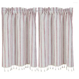 Curtain Short Wear-resistant Household Home Supply Decorative Curtains Accessory Pocket Kitchen Drapes Washable Window
