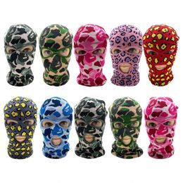 Beanie Skull Caps Balaclava Face Mask Motorcycle Shield Camouflage Ski Cold proof Full Cosplay Gangster 231208